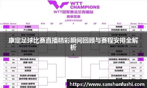 康定足球比赛直播精彩瞬间回顾与赛程安排全解析